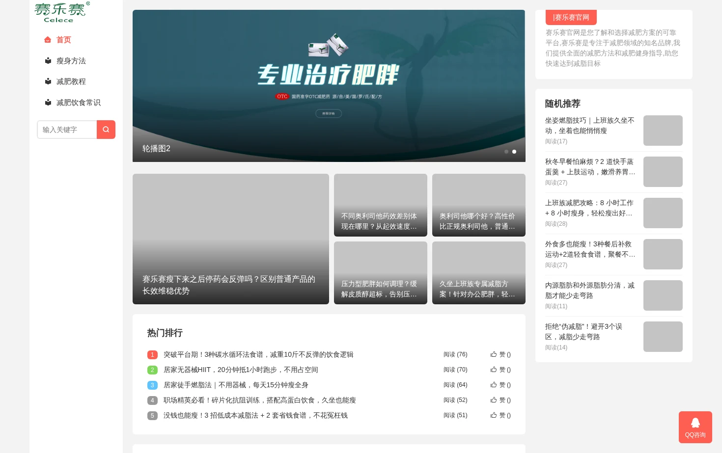 赛乐赛官网 页面快照